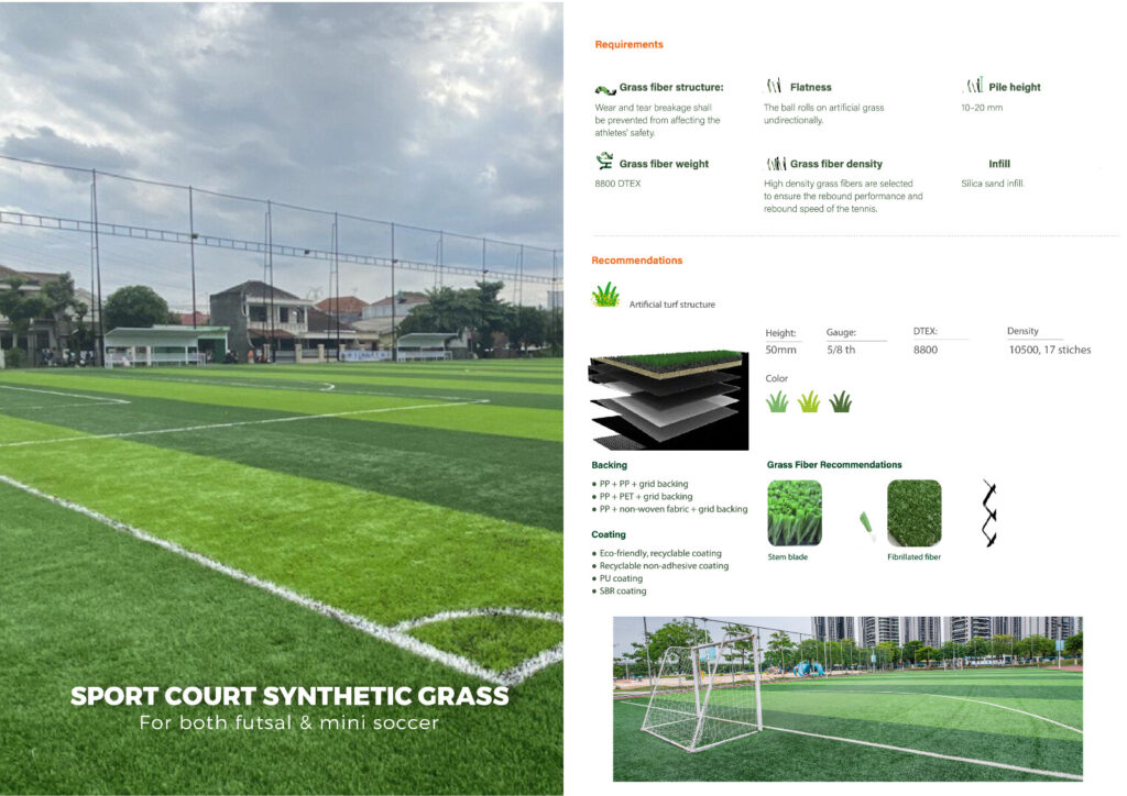 rumput sintetis untuk lapangan bola dan lapangan futsal